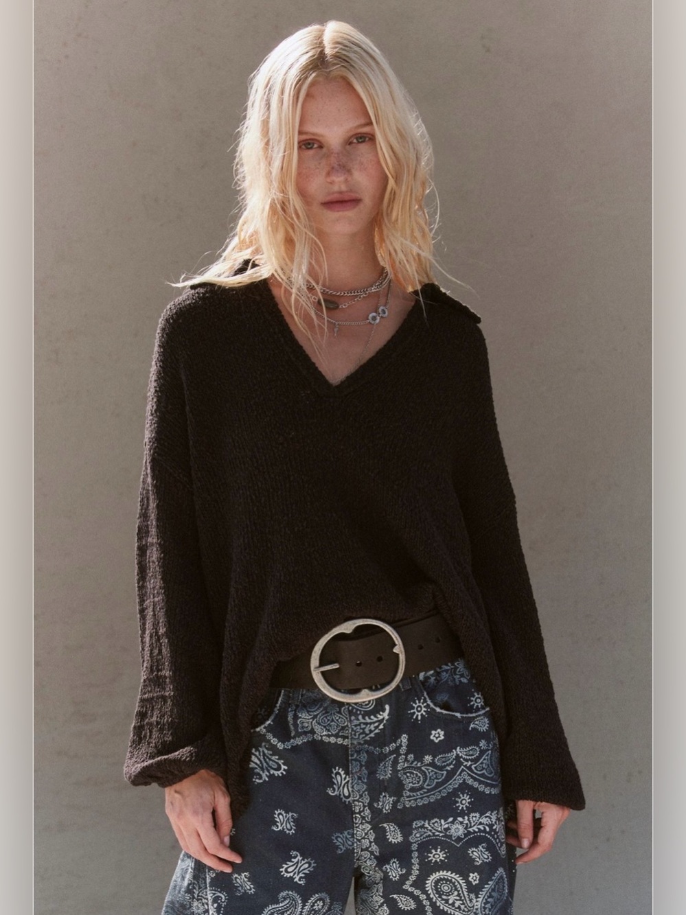 Free people rea sweater pullover